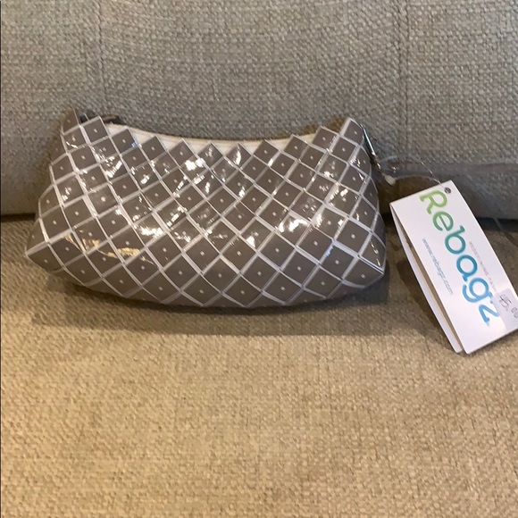 Rebagz Wristlet  9” x 4.5” Half the Sky Designs Recycled Bags - Picture 2 of 6